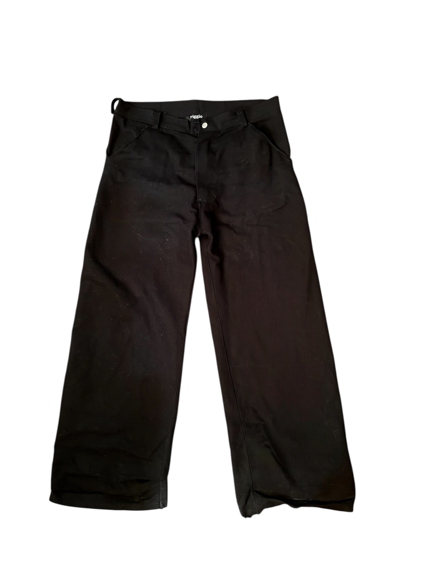 Straight Leg Canvas Pants