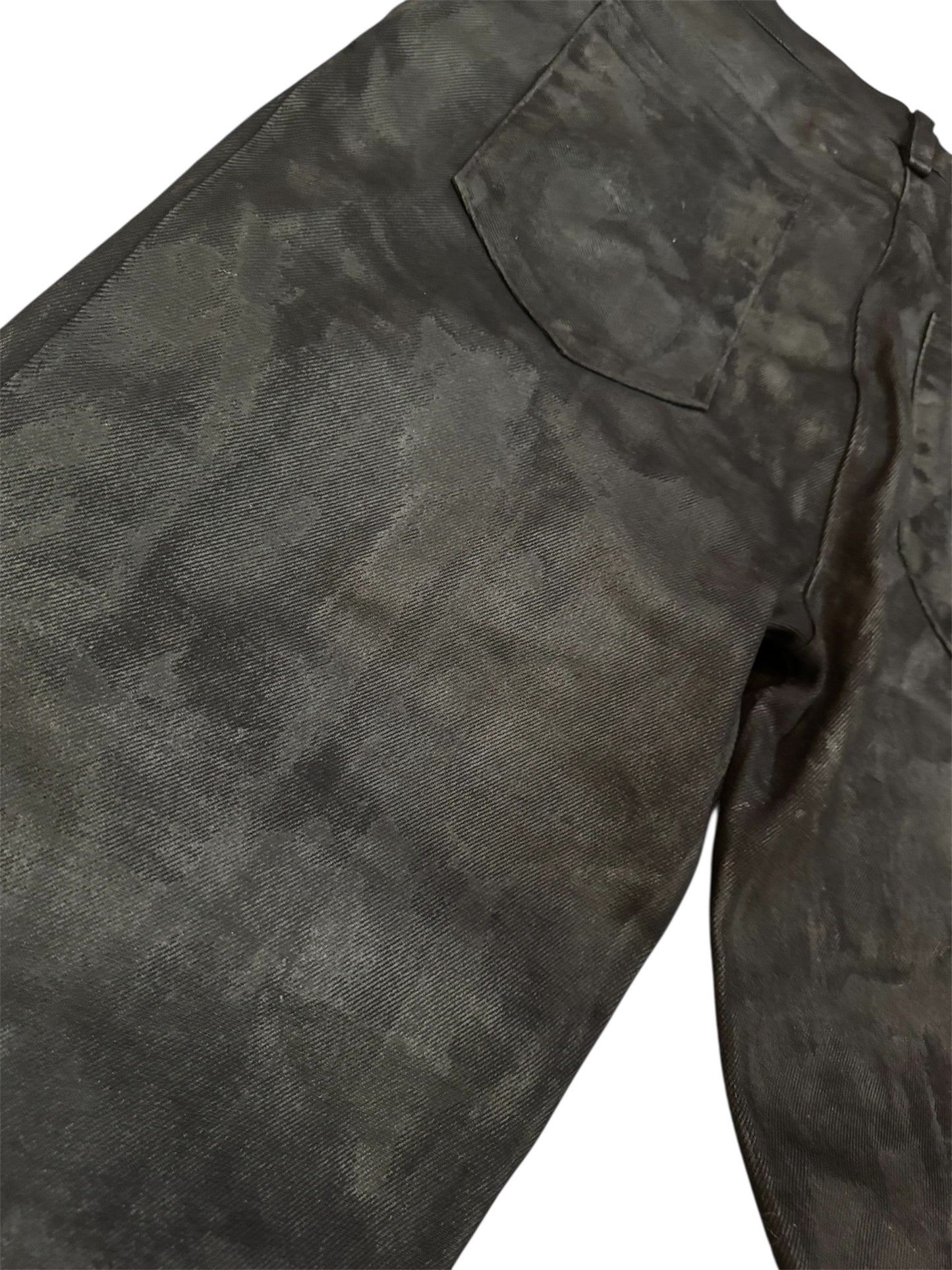 Waxed Bootcut Denim